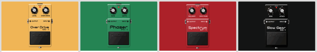 Roland BOSS Effects Pedals Plugins 1